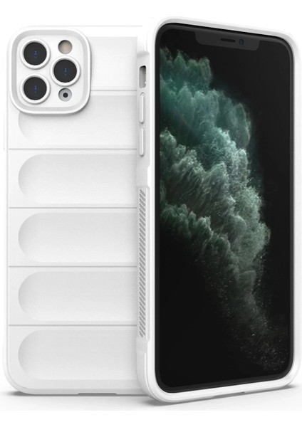 iPhone 11 Pro Kılıf Optimum Silikon - Krem - CRM6580-4479
