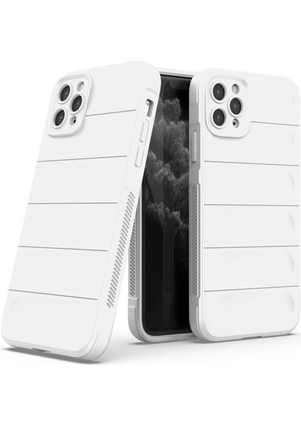 iPhone 11 Pro Kılıf Optimum Silikon - Krem - CRM6580-4479