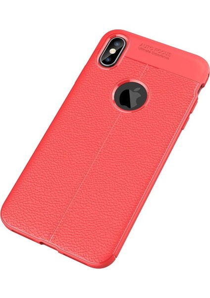 iPhone Xs Max Kılıf Auto Focus Kapak - Kırmızı - CRM7524-7331