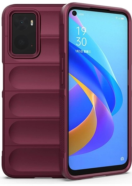 Realme 9i 4g Kılıf Optimum Silikon - Bordo - CRM6827-5349