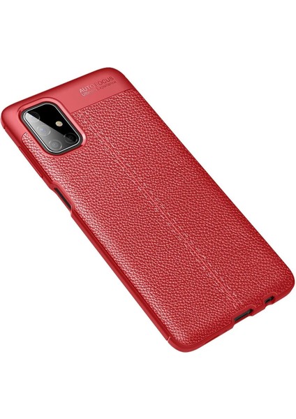 Samsung Galaxy M51 Kılıf Auto Focus Kapak - Kırmızı - CRM3391-8735
