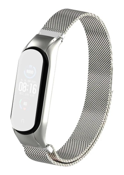 Xiaomi Mi Band 5 Metal Kayış Kordon Milano LOOP-(5775) - FKU7397-3961 modelleri