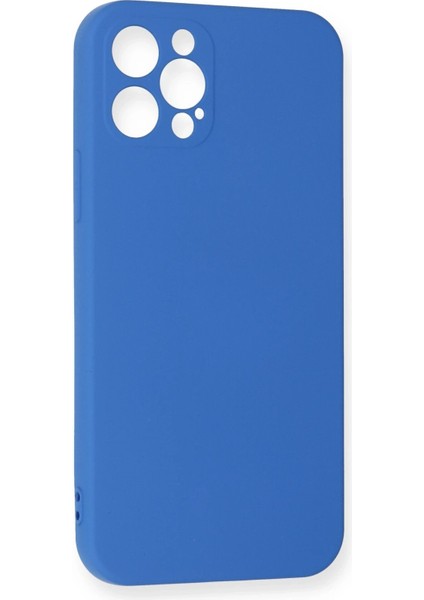 iPhone 12 Pro Max Kılıf Nano Içi Kadife Silikon - Mavi - CRM9552-1714 modelleri