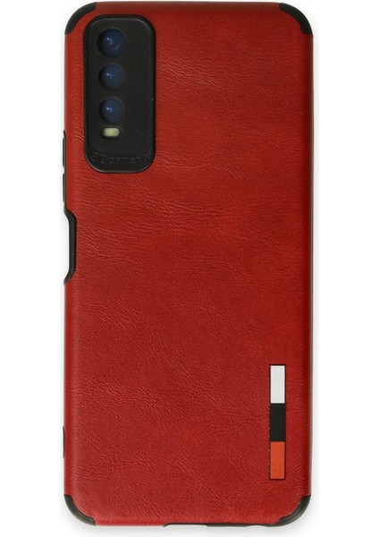 Vivo Y11S Kılıf Loop Deri Silikon - Kırmızı - CRM7010-6015