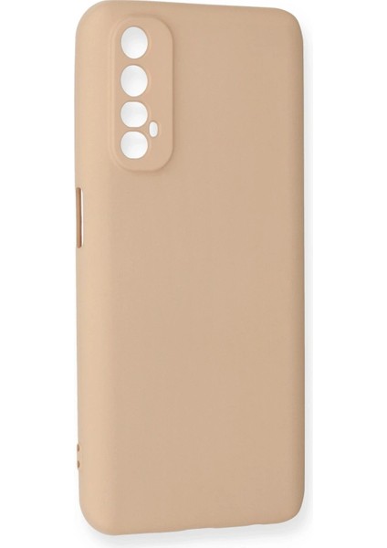 Realme 7 Kılıf Nano Içi Kadife Silikon - Pudra - CRM3903-3362 fiyatları