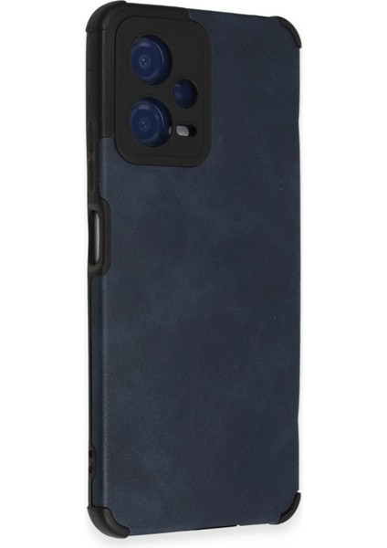 Xiaomi Redmi Note 12 5g Kılıf Loop Deri Silikon - Lacivert - CRM2033-3869