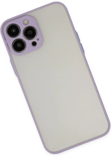 iPhone 15 Pro Kılıf Montreal Silikon Kapak - Mor - CRM7983-6719