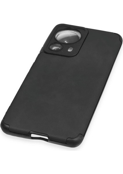 Xiaomi Mi 13 Lite Kılıf Loop Deri Silikon - Siyah - CRM4899-9324