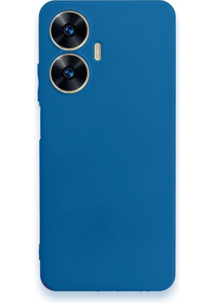 Realme C55 Kılıf First Silikon - Mavi - CRM1047-1850