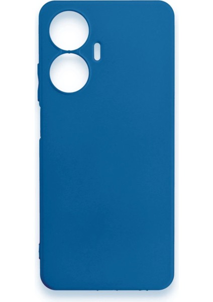 Realme C55 Kılıf First Silikon - Mavi - CRM1047-1850 modelleri