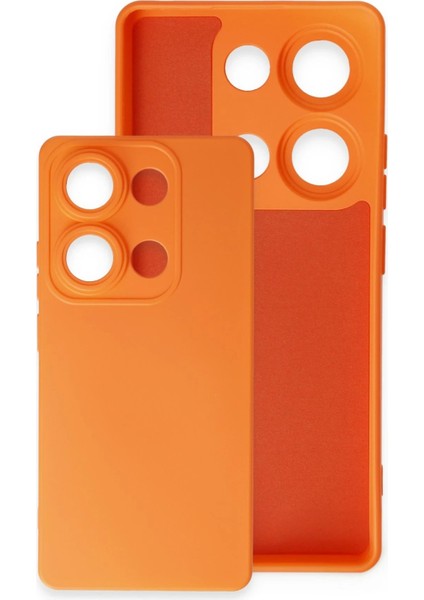 Xiaomi Redmi Note 13 4g Kılıf Nano Içi Kadife Silikon - Sarı - CRM6275-8849
