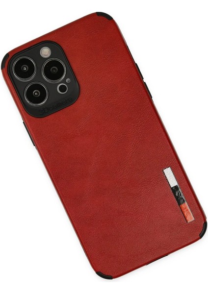 iPhone 13 Pro Kılıf Loop Deri Silikon - Kırmızı - CRM3386-2967