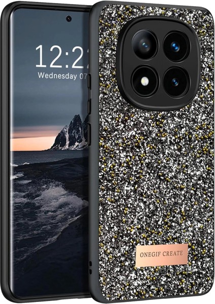 Xiaomi Redmi Note 14 Pro 4g Bright Simli Kapak - Gümüş - CRM8543-1572