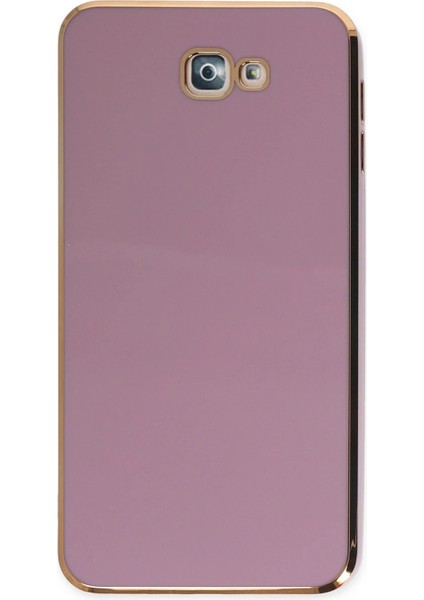 Samsung Galaxy J7 Prime Kılıf Volet Silikon - Mor - CRM9628-1190