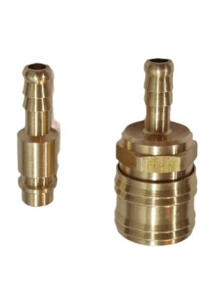 Kompresör Jakı - Stoper Hava Jakı 1/2" Erkek - 1/4" Dişi Gövde indirimleri