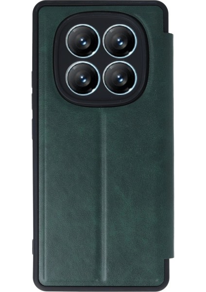 Xiaomi Redmi Note 14 Pro 4g Kılıf Flip Cover - Koyu Yeşil - CRM3474-8215 fırsatları