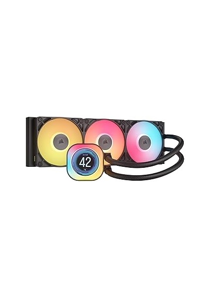 Icue Link Titan 360 Rx LCD Aio, 360MM Radiator, Liquid Cpu Cooler (CW-9061023-WW)