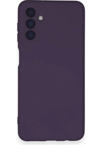Samsung Galaxy A14 4g Kılıf Nano Içi Kadife Silikon - Mor - CRM3673-3990