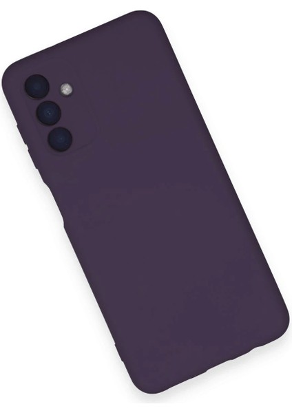 Samsung Galaxy A14 4g Kılıf Nano Içi Kadife Silikon - Mor - CRM3673-3990 modelleri