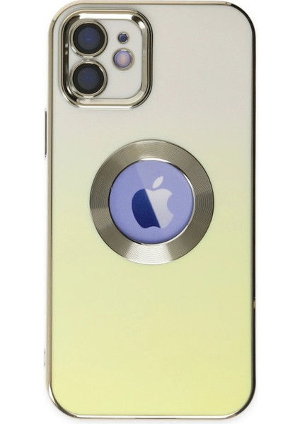 iPhone 12 Kılıf Best Silikon - Sarı - CRM3110-2082