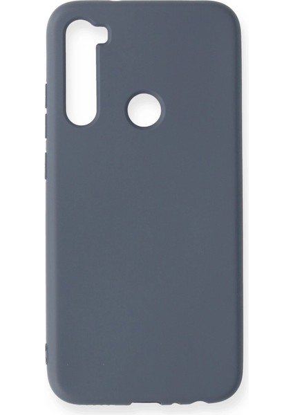 Xiaomi Redmi Note 8 Kılıf Nano Içi Kadife Silikon - Gri - CRM4643-8611