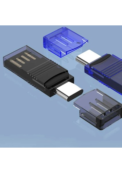 Ally Type-C USB C Micro Tf Kart Okuyucu - Telefon Tablet Pc-Laptop Bellek Kart Okuyu - CRM8768-6399