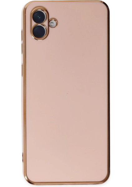 Samsung Galaxy A04 Kılıf Volet Silikon - Pembe - CRM7187-4370