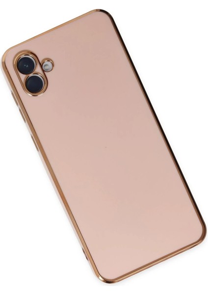 Samsung Galaxy A04 Kılıf Volet Silikon - Pembe - CRM7187-4370
