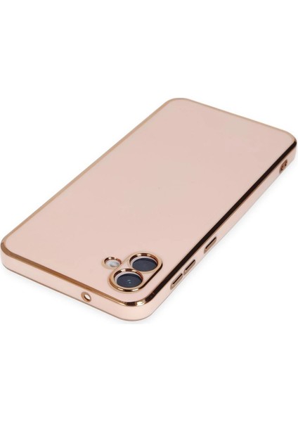 Samsung Galaxy A04 Kılıf Volet Silikon - Pembe - CRM7187-4370