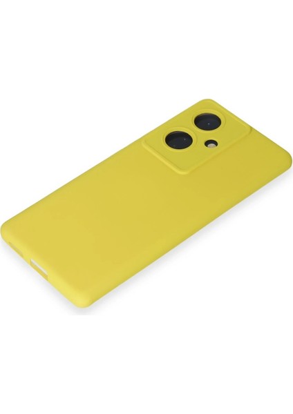 Vivo V29 Lite Kılıf Nano Içi Kadife Silikon - Sarı - CRM6266-5474