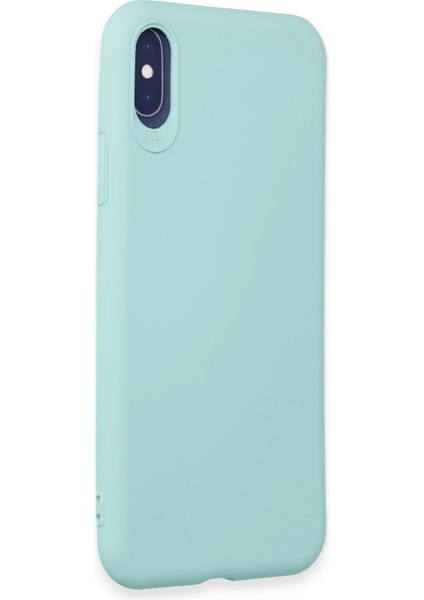 iPhone x Kılıf First Silikon - Turkuaz - CRM9981-4673