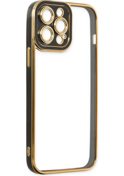 iPhone 14 Pro Kılıf Liva Lens Silikon - Siyah - CRM5425-9960