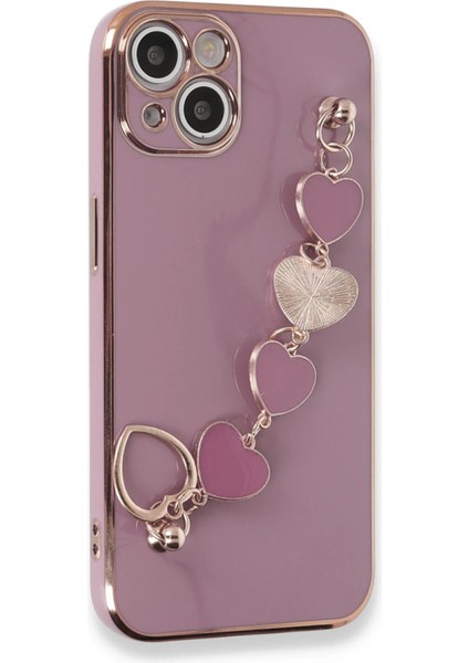 iPhone 14 Plus Kılıf Esila Silikon - Mor - CRM9127-3013
