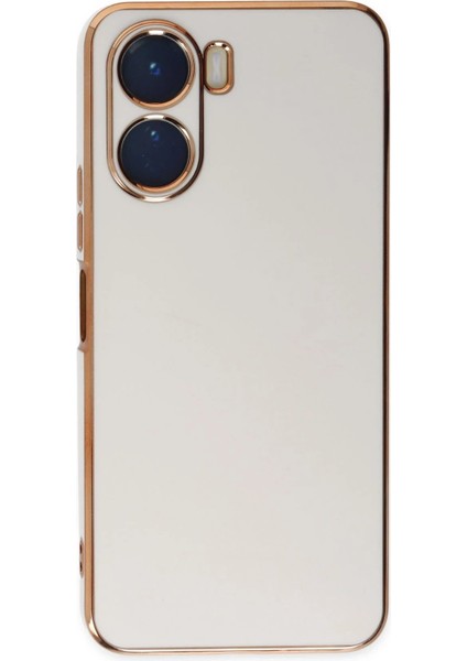 Vivo Y16 Kılıf Volet Silikon - Beyaz - CRM7733-5555 fiyatları