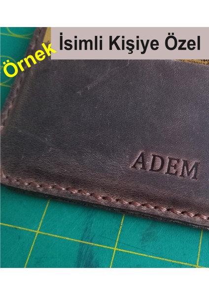 Hakiki Deri Kartlık Gerçek Deri Minimalist Kartlık Kahverengi MK41KKI indirimleri