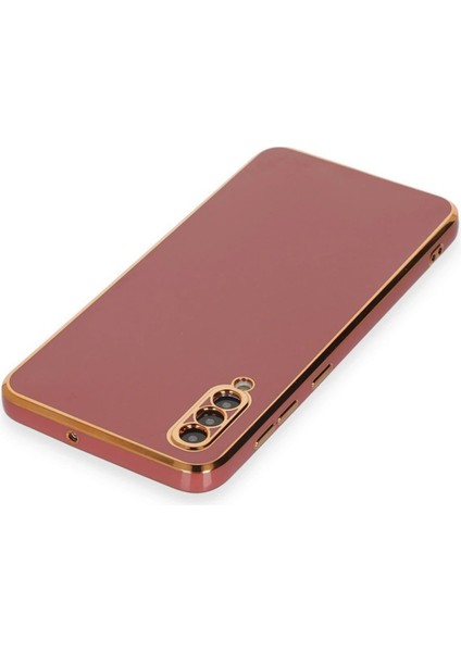 Samsung Galaxy A70 Kılıf Volet Silikon - Kırmızı - CRM5805-4223