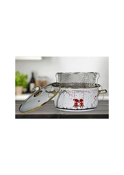 Pr Home Love Emaye Kızartma Tenceresi 22 cm