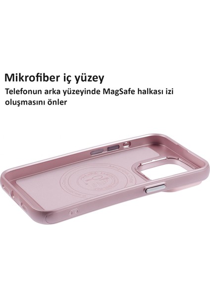 Apple iPhone 15 Kılıf Pu Deri Magsafe Uyumlu Silikon Kapak indirimleri