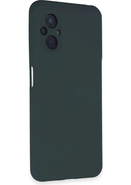 Xiaomi Poco M5 Kılıf Nano Içi Kadife Silikon - Koyu Yeşil fiyatları