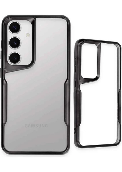 Samsung Galaxy A36 Kılıf Boyi Silikon Kapak - Gümüş - CRM4014-6466