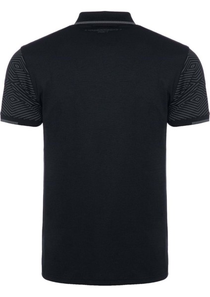 Orijinal Lisanslı Polo Yaka Siyah Spor T-Shirt