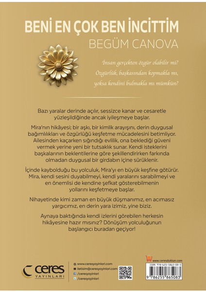 Beni En Çok Ben Incittim Begüm Canova 9786255865083 fiyatları