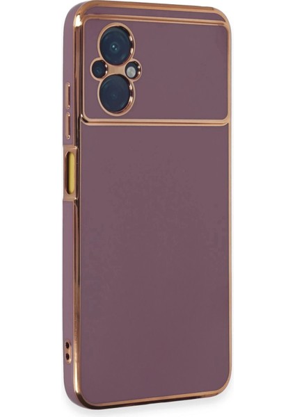 Xiaomi Poco M5 Kılıf Volet Silikon - Mor