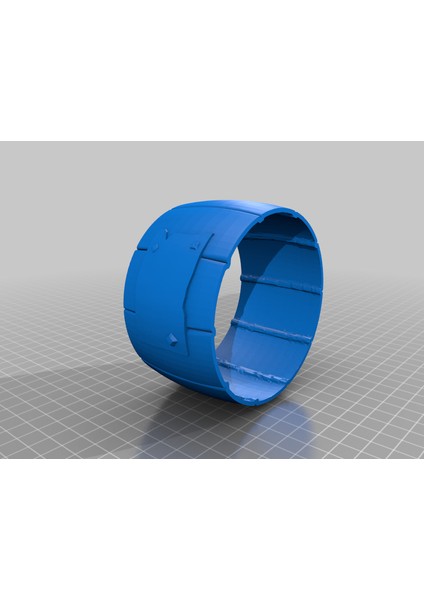 Hırsızlar Denizi Patlayıcı Namlusu - Bölünmüş ve Içi Boş (Sadece Plastik Aparattır!!!) 3D fırsatları