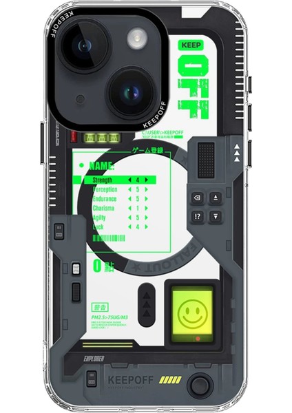 iPhone 15 Future Armor Magsafe Kapak - Radiation - CRM6888-5220