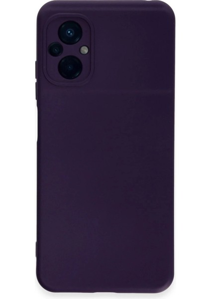 Xiaomi Poco M5 Kılıf Nano Içi Kadife Silikon - Mor