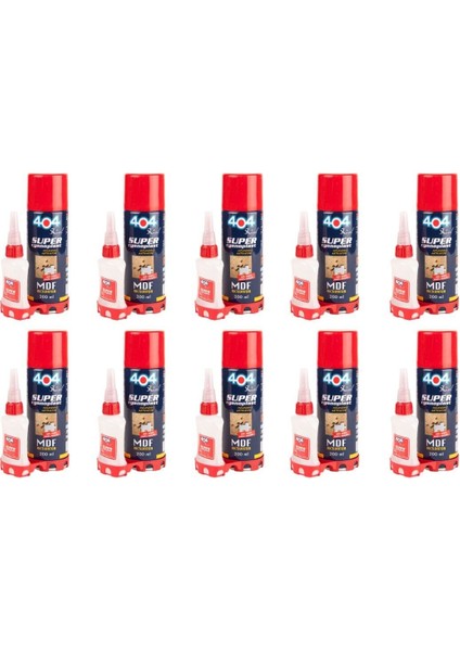 10 Adet 400 ml Mdf Yapıştırıcı Hızlı Yapıştırıcı