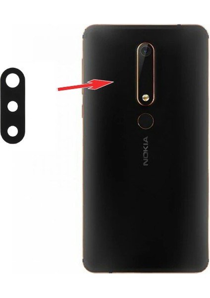 Nokia 6.1/ X6 Arka Kamera LENS-(1903) - CRM9917-7697