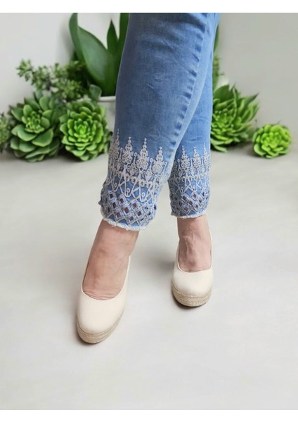 Kadın Keten Yazlık Sandalet Hasır Ayakkabı fırsatları