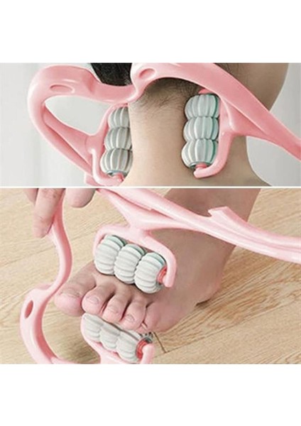 Çok Fonksiyonlu Manuel Altı Tekerlekli Boyun Masaj Aleti indirimleri